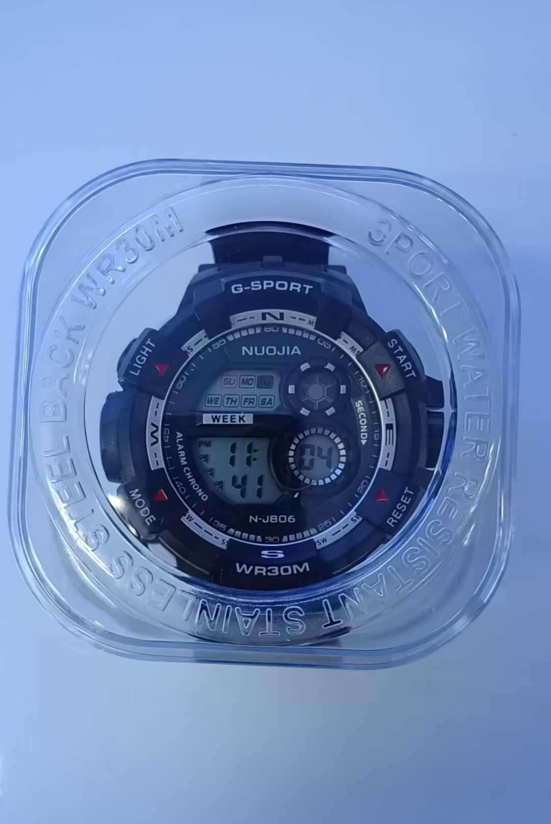 Ψηφιακό ρολόι χειρός - NJ806 - 115179 - Black/Black