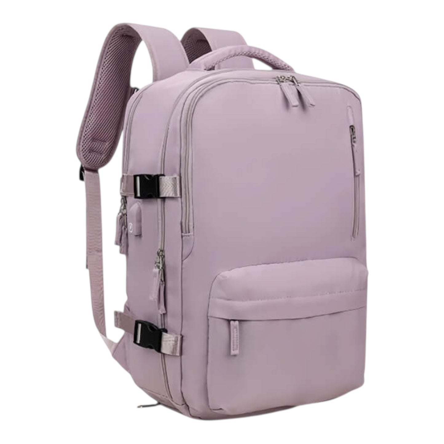 Waterproof Fabric Backpack with USB Port Lilac 32lt PS2811