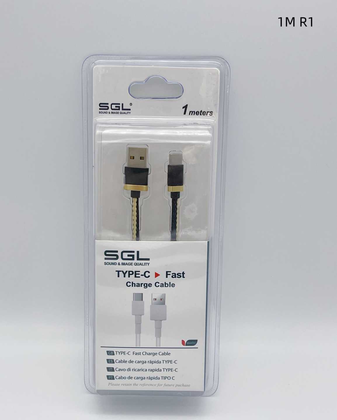Καλώδιο φόρτισης & data - USB TypeC - Fast Charge - R1 - 1m - 099187