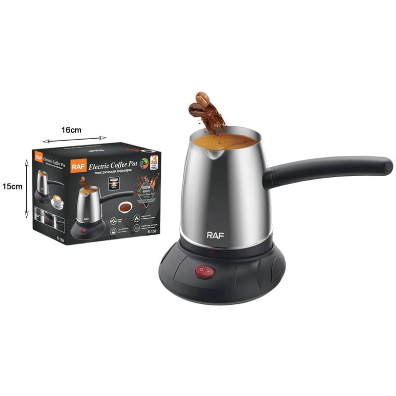 RAF Ηλεκτρικό Μπρίκι 600W με Χωρητικότητα 500ml R.150 - Electric Coffee Pot