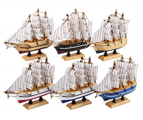 Διακοσμητικό Souvenir - Καραβάκι ιστιοφόρο - 8-18cm - 920860