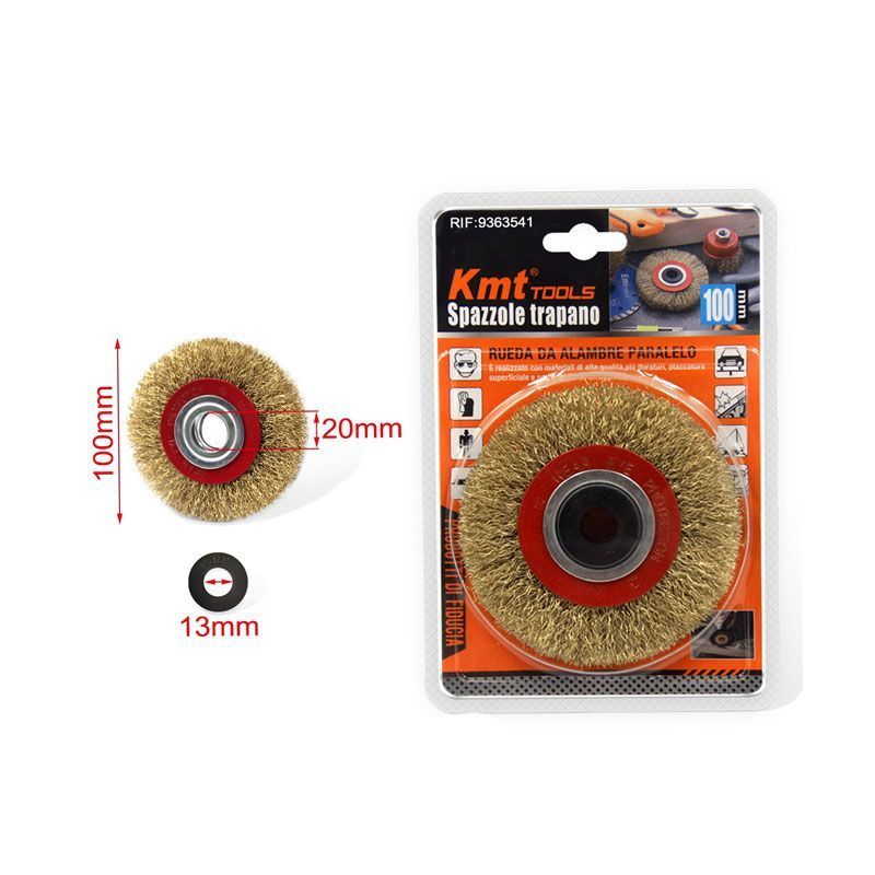 KMT Tools Συρματόβουρτσα για Δράπανο 100mm - Drill Brush