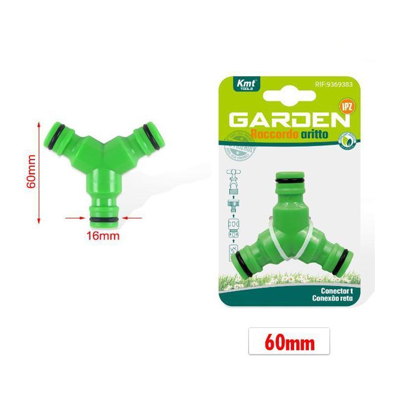 KMT Tools Ρακόρ Ποτίσματος Διακλαδωτής 60 Χιλιοστών - Watering Connector Splitter