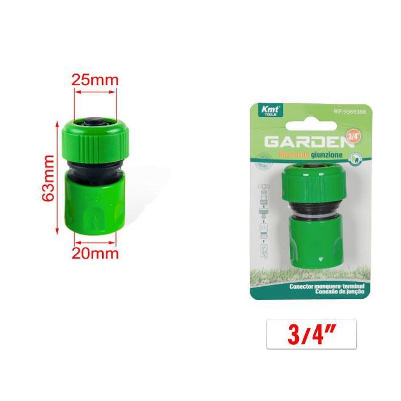 KMT Tools Ρακόρ Ποτίσματος για Λάστιχο 3/4″ 63 Χιλιοστών- Watering Fitting for Hose