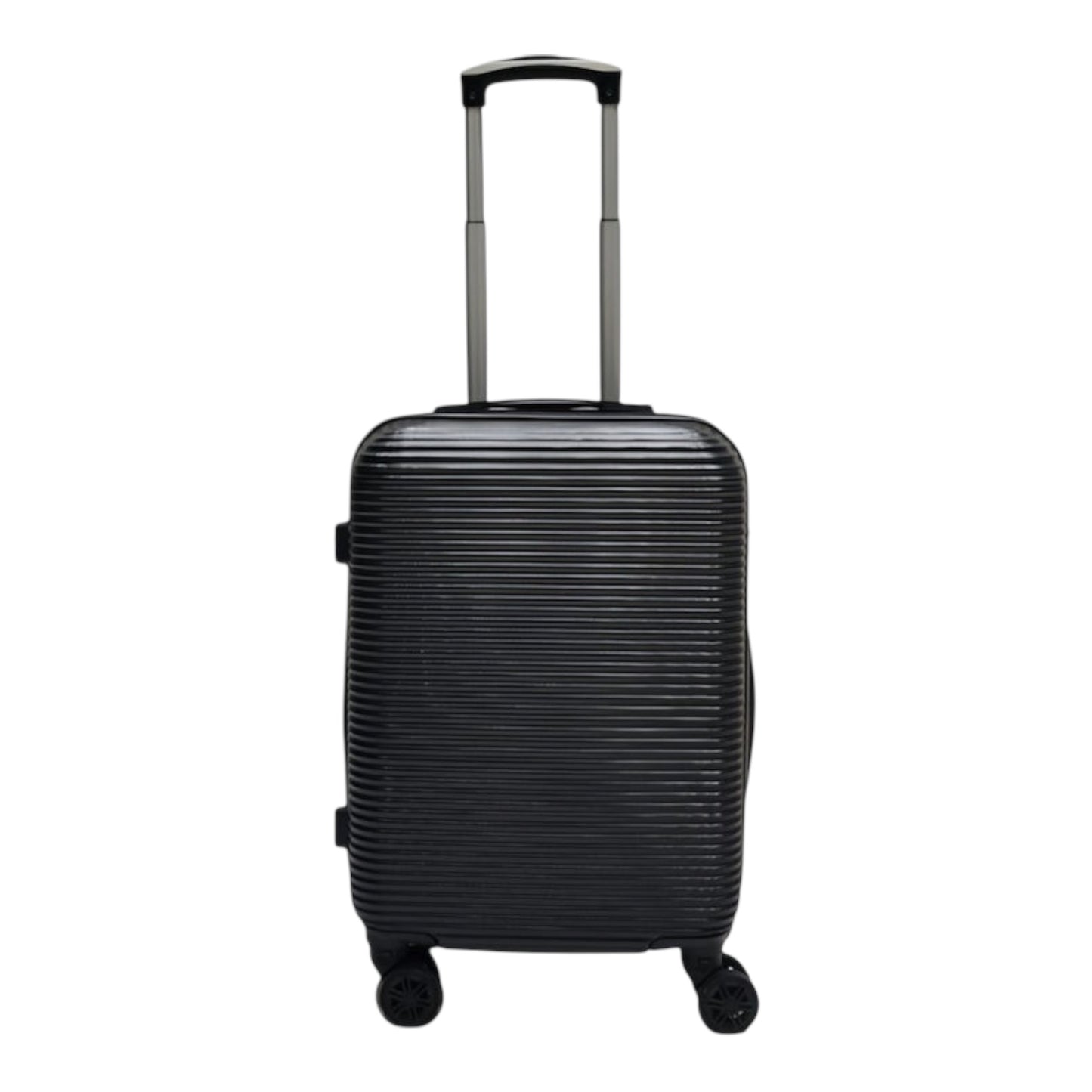 Felbags Hardside Cabin Travel Suitcase with 4 Wheels Height 55cm Black