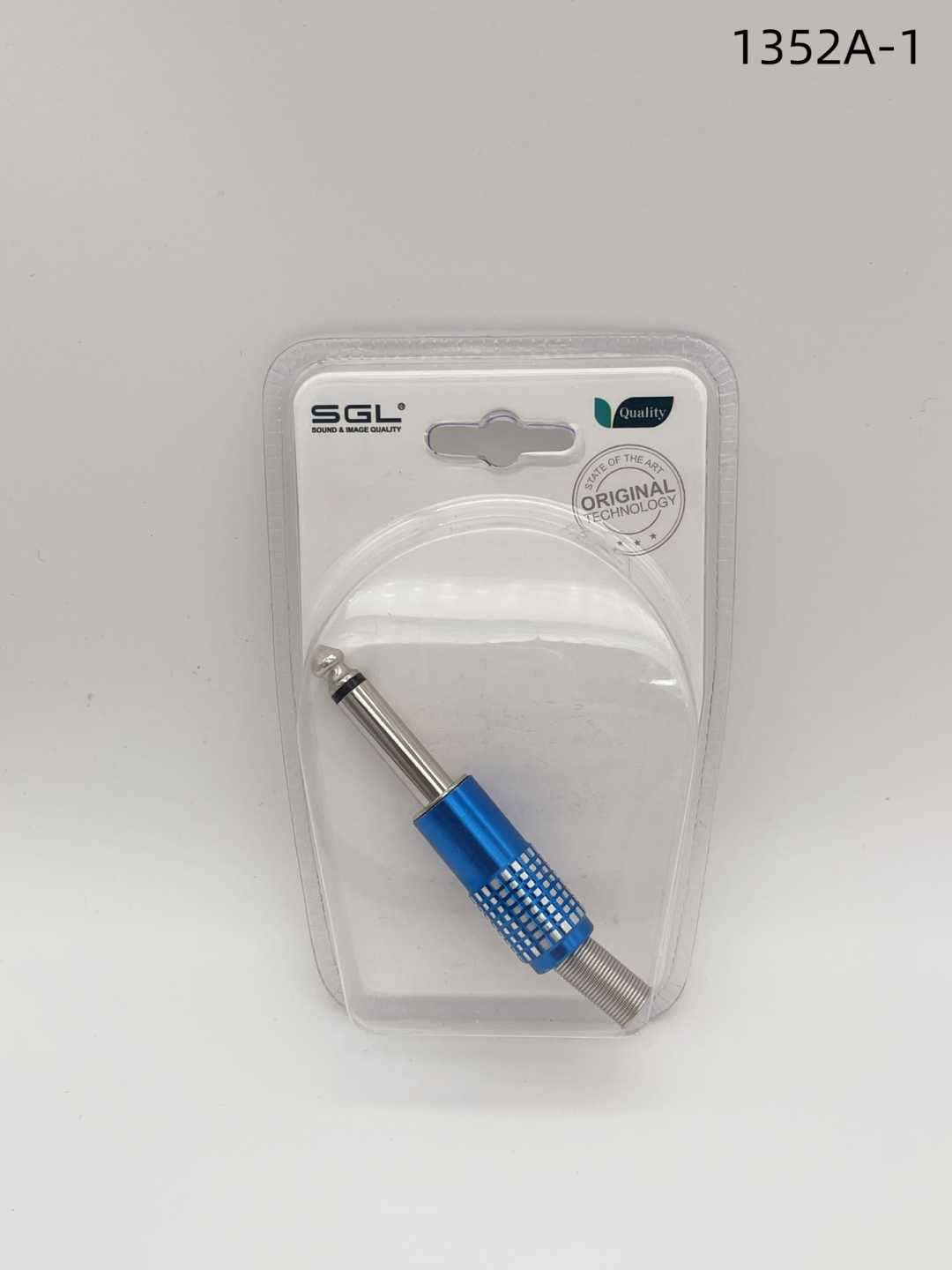 Αντάπτορας ήχου Jack 6.3mm - 1352A-1 - 098265