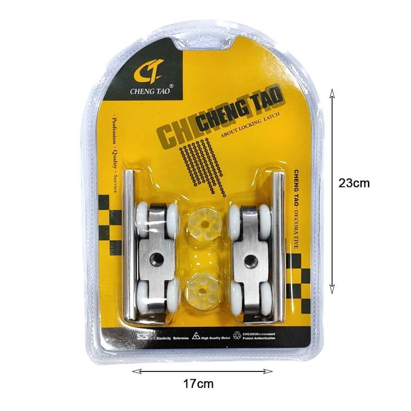 Cheng Tao Ροδάκι εξάρτημα συρόμενων πορτών - Wheels Shower Bathroom Glass Sliding Door