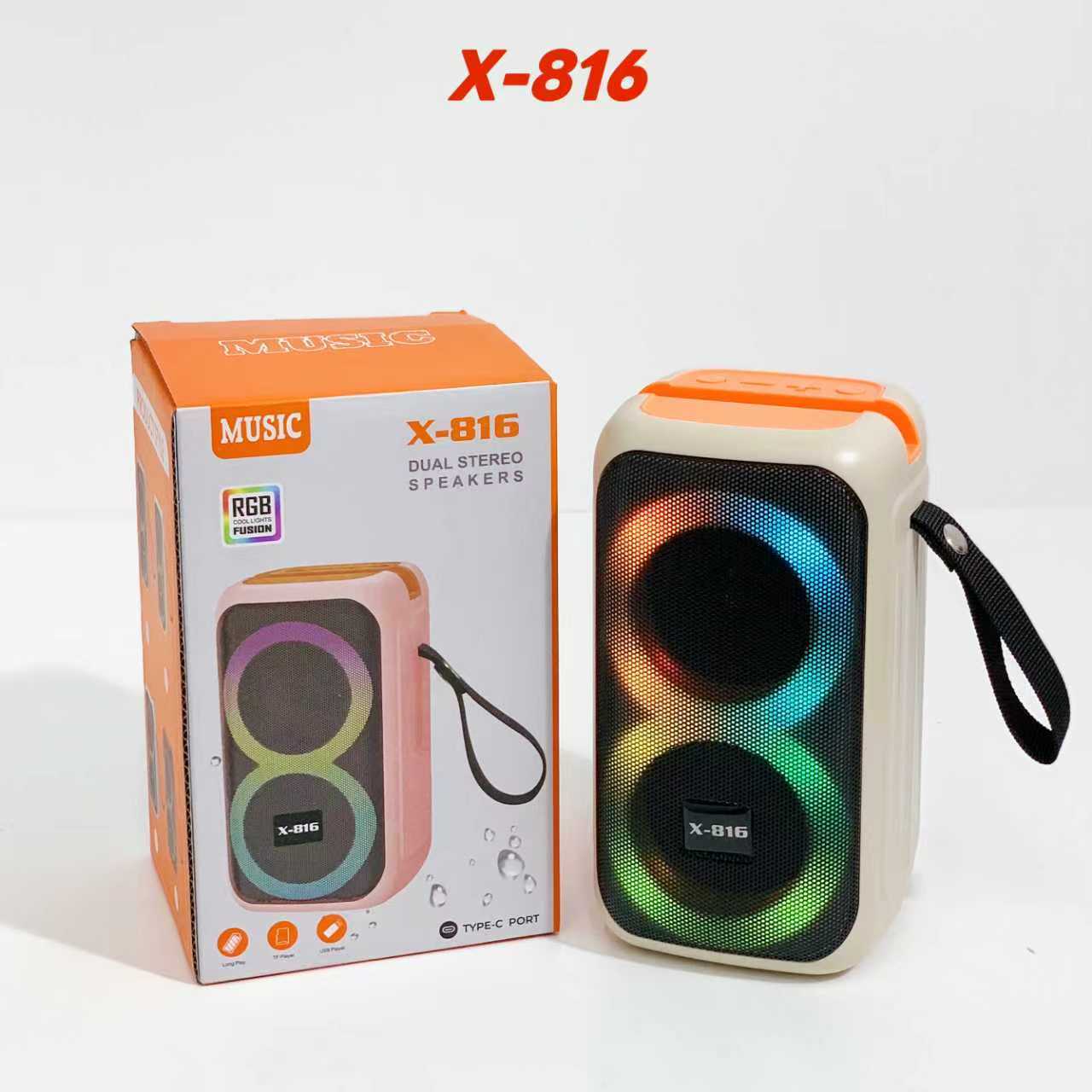 Ασύρματο ηχείο Bluetooth - X-816 - 268163 - Black