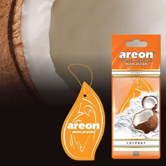 Areon Αρωματική Καρτέλα Κρεμαστή Αυτοκινήτου Mon Καρύδα MA11