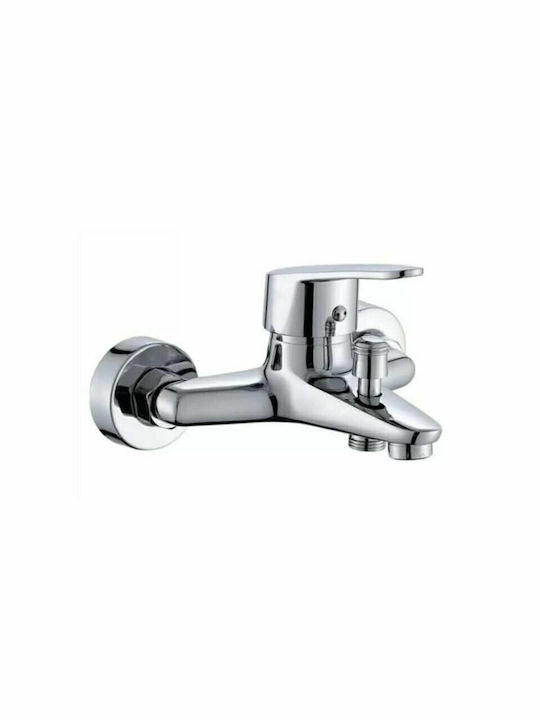 Poly-203 Bathtub Mixer Tap Silver