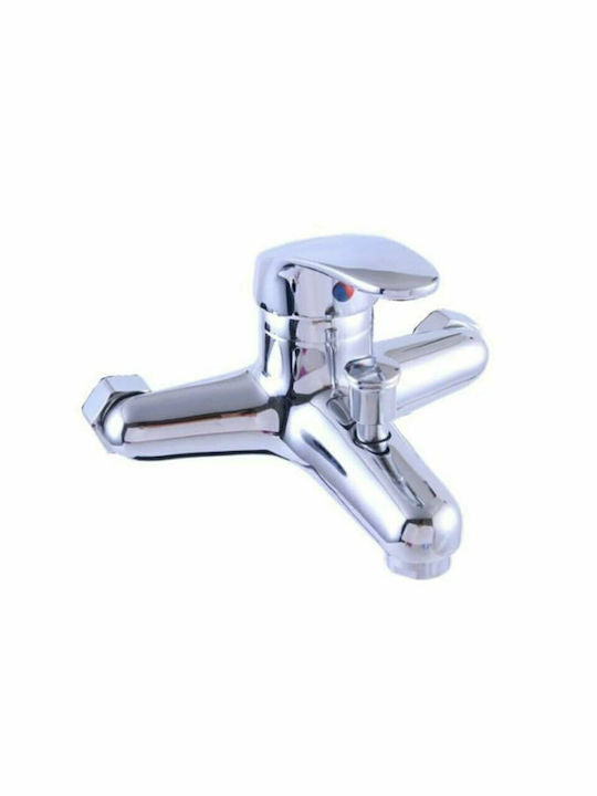 Poly-96 Bathtub Mixer Silver