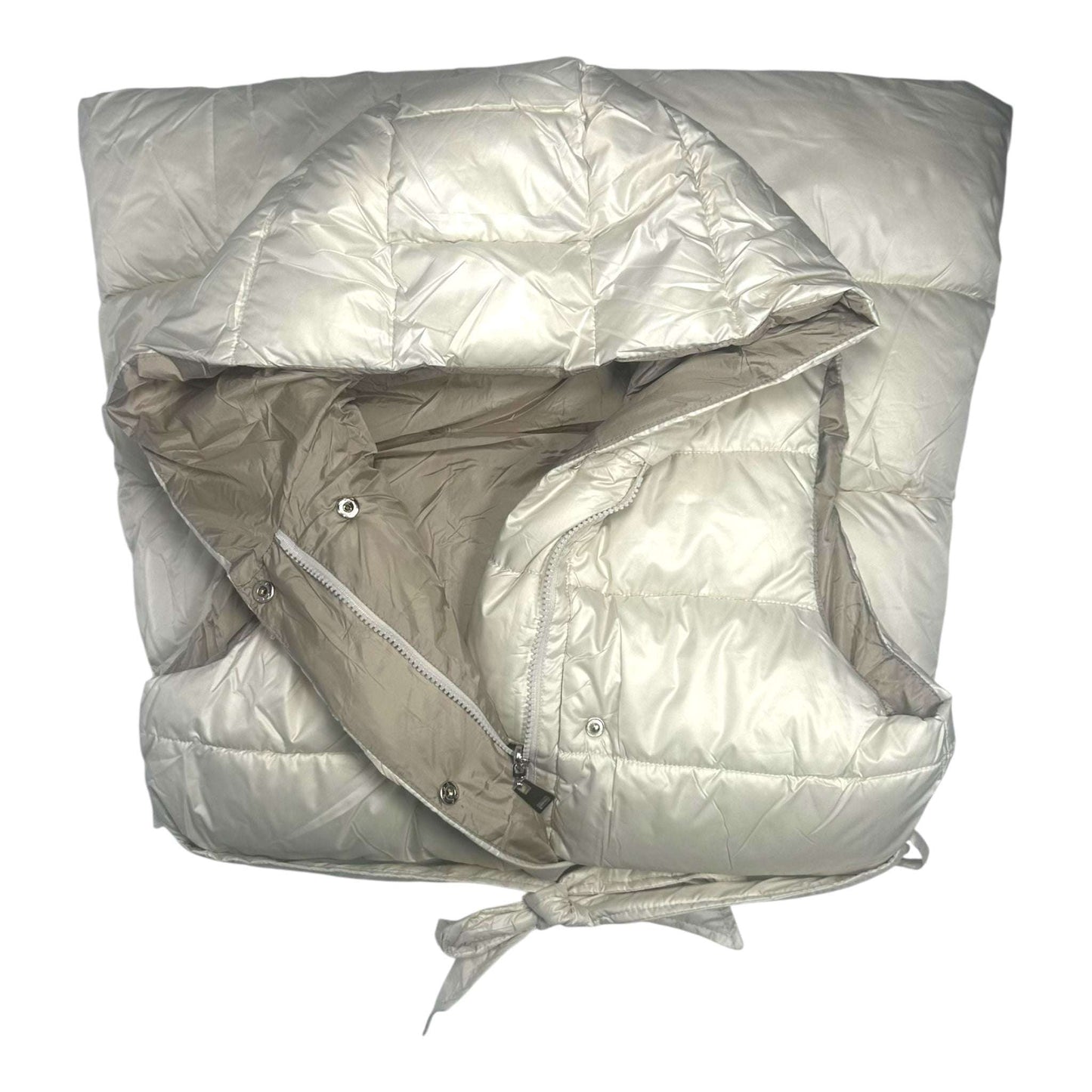 Angel Shopping Γυναικείο Αμάνικο Μπουφάν για Χειμώνα Λευκό