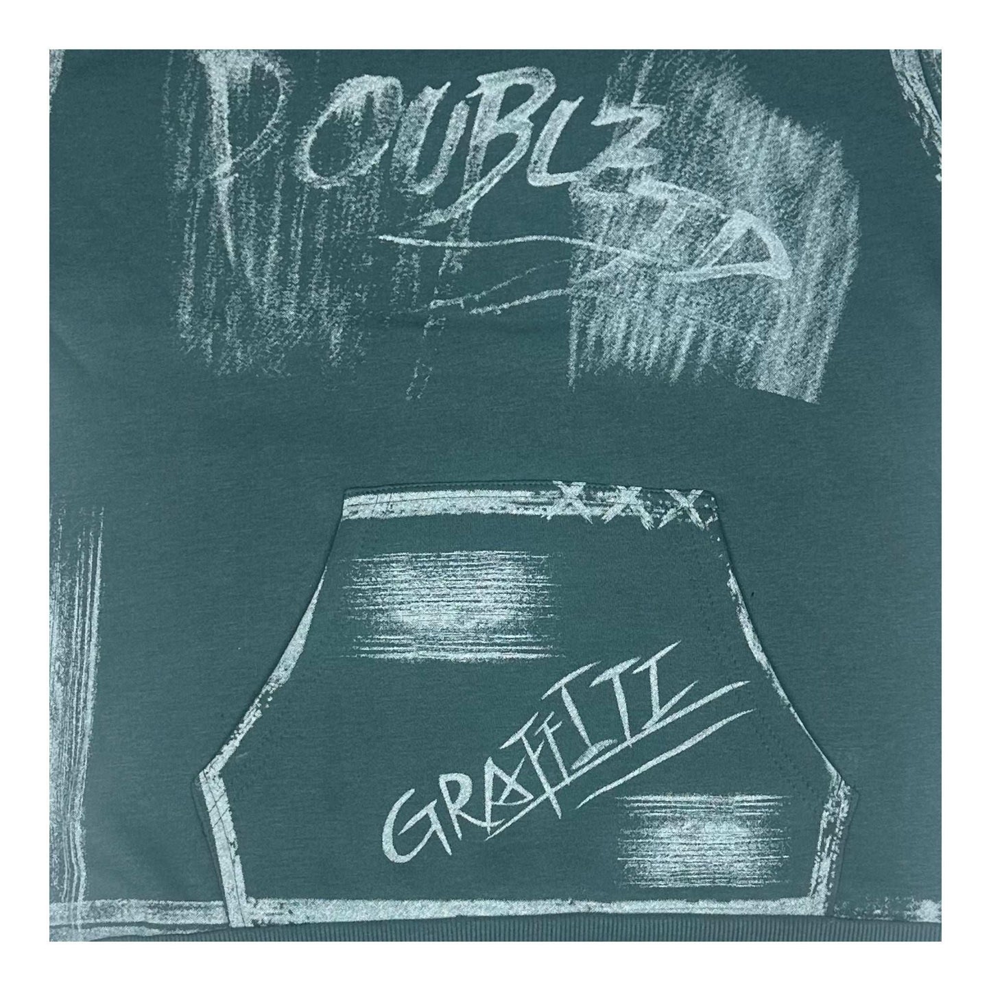 Angel Shopping Φούτερ με Κουκούλα Πράσινο