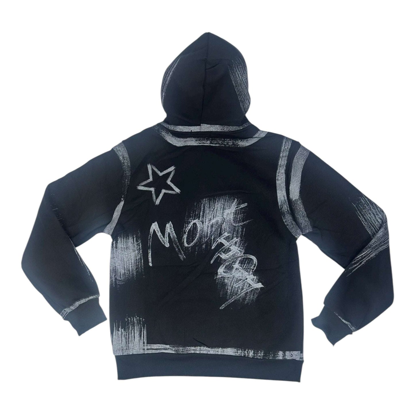 Angel Shopping Φούτερ με Κουκούλα Μαύρο