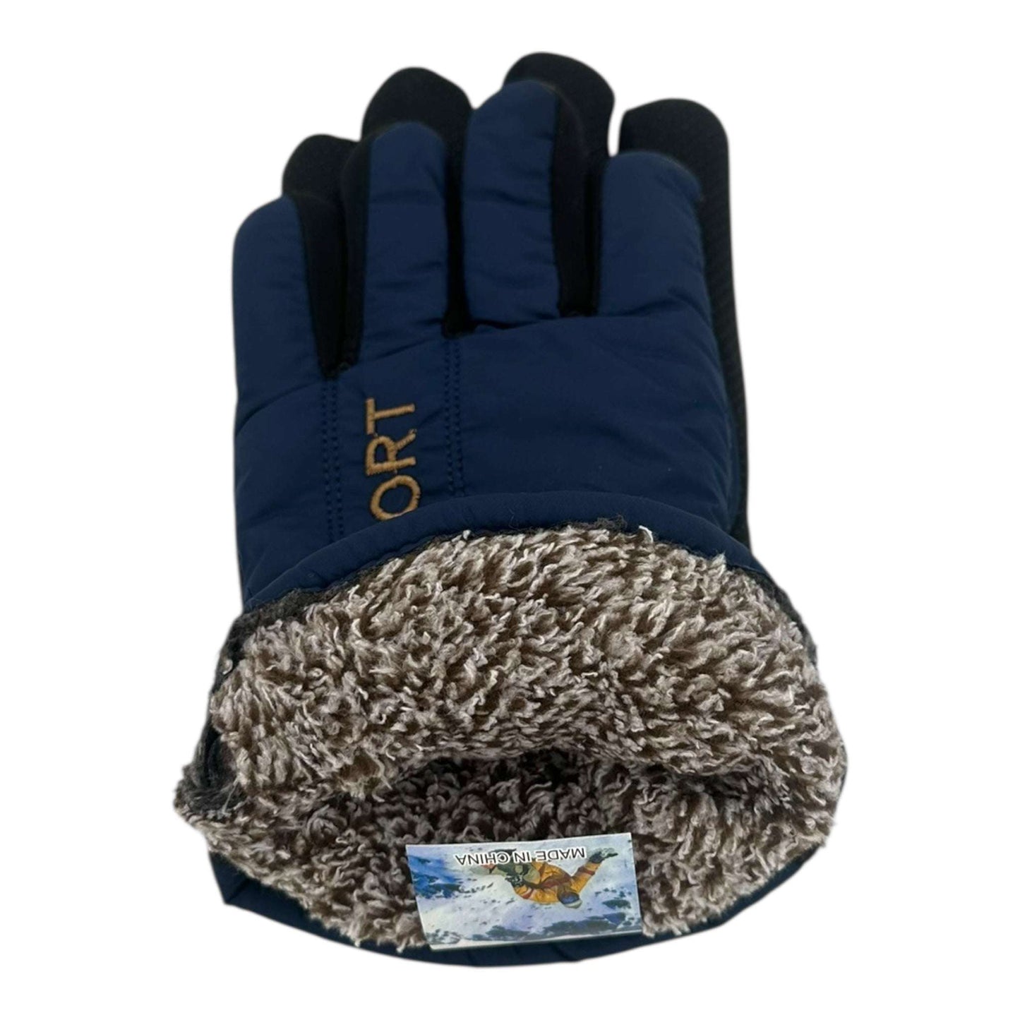 Χειμερινά Ανδρικά Γάντια Μηχανής Μπλε