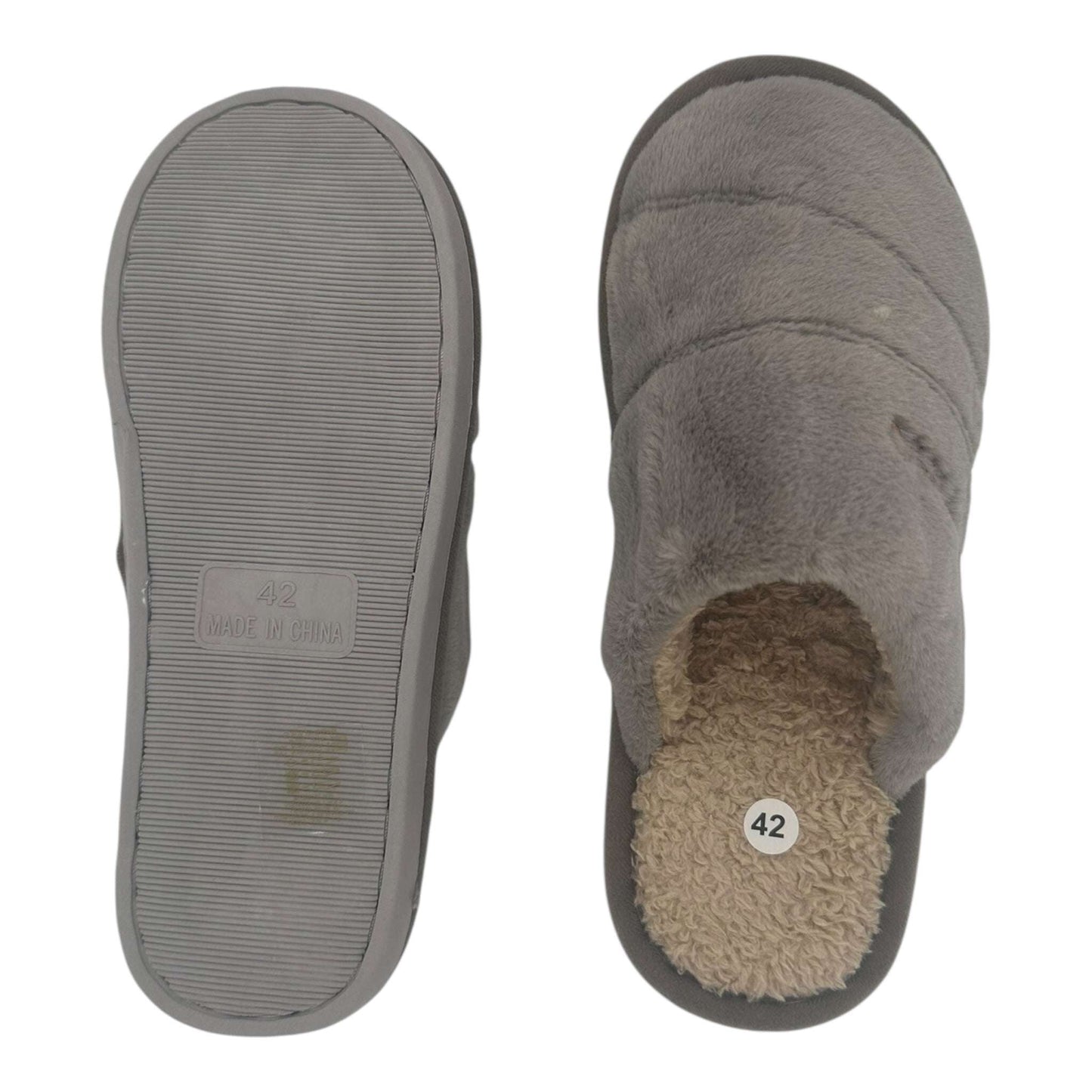 Angel Shopping Ανδρικές Χειμερινές Παντόφλες Καφέ