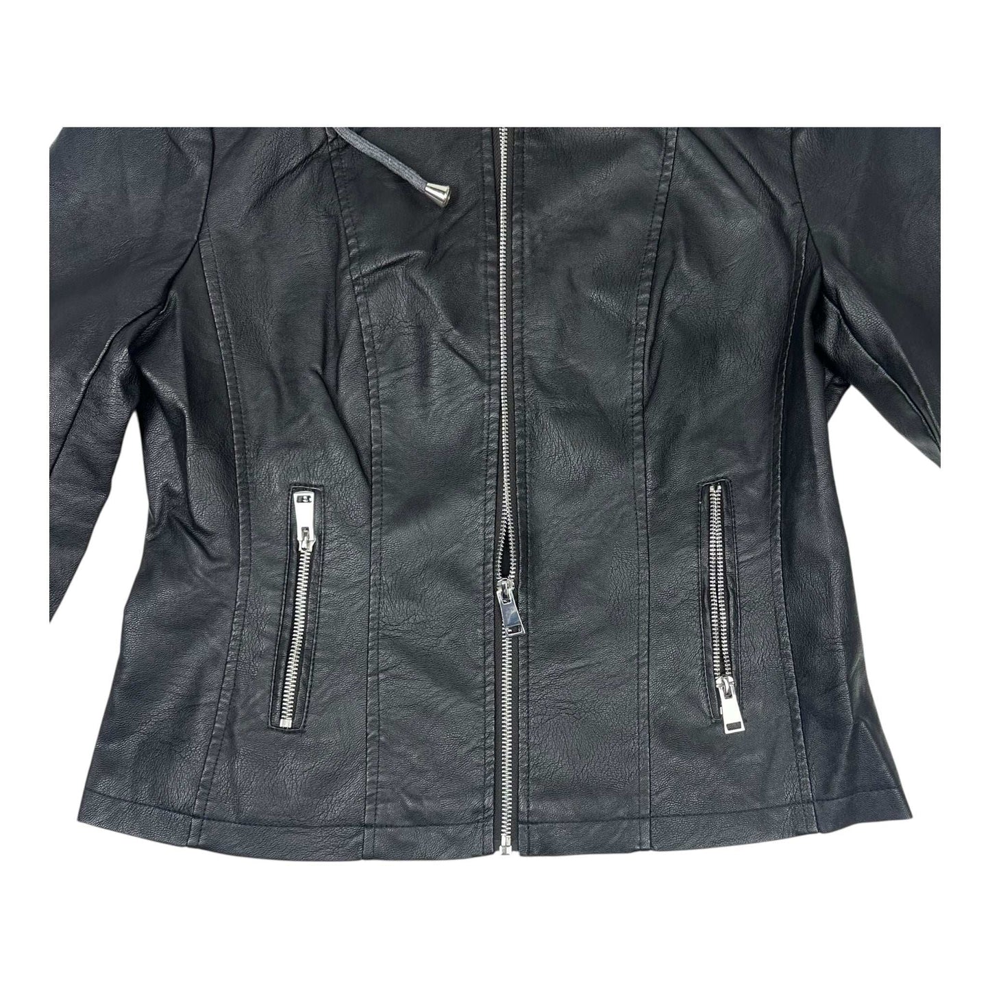Angel Shopping Γυναικείο Biker Jacket Μαύρο