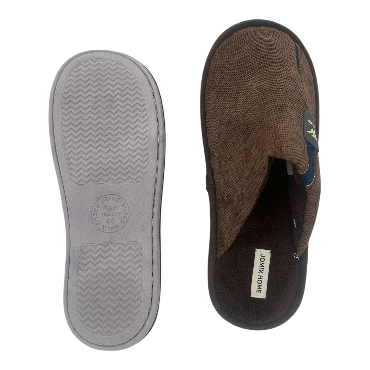 JOMIX Χειμερινές Ανδρικές Παντόφλες Καφέ