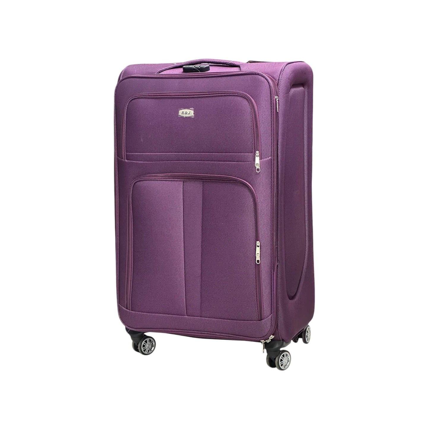 Fabric Travel Suitcase with 4 Wheels