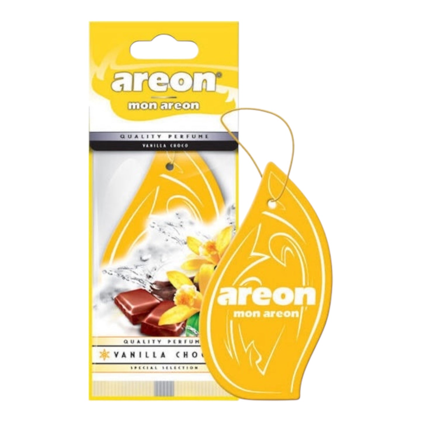 Areon Αρωματική Καρτέλα Κρεμαστή Αυτοκινήτου Mon Vanilla Choco MA04