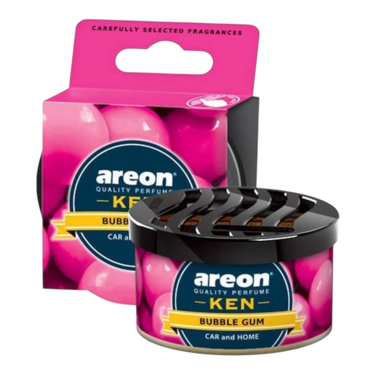 Areon Αρωματική Κονσέρβα Κονσόλας/Ταμπλό Αυτοκινήτου Ken Blister Bubble Gum 35gr AKB06