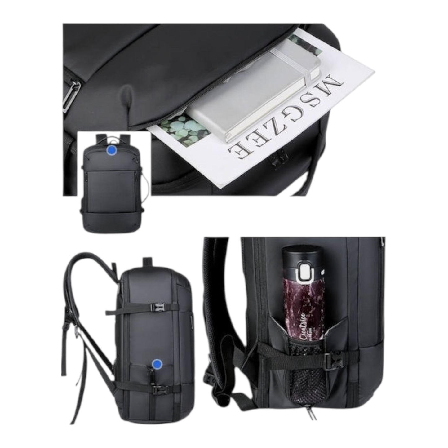 Backpack Αδιάβροχο 40lt Μαύρο