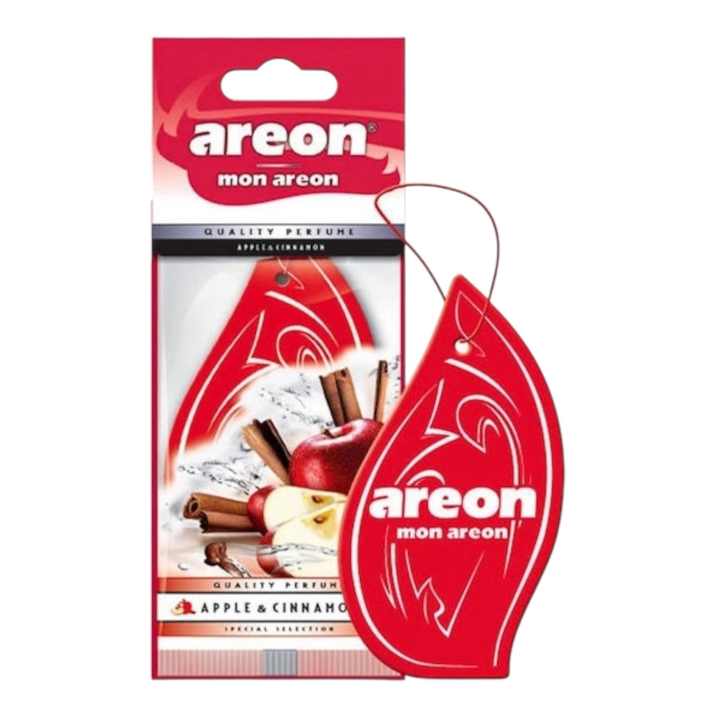 Areon Αρωματική Καρτέλα Κρεμαστή Αυτοκινήτου Mon Apple & Cinnamon MA24