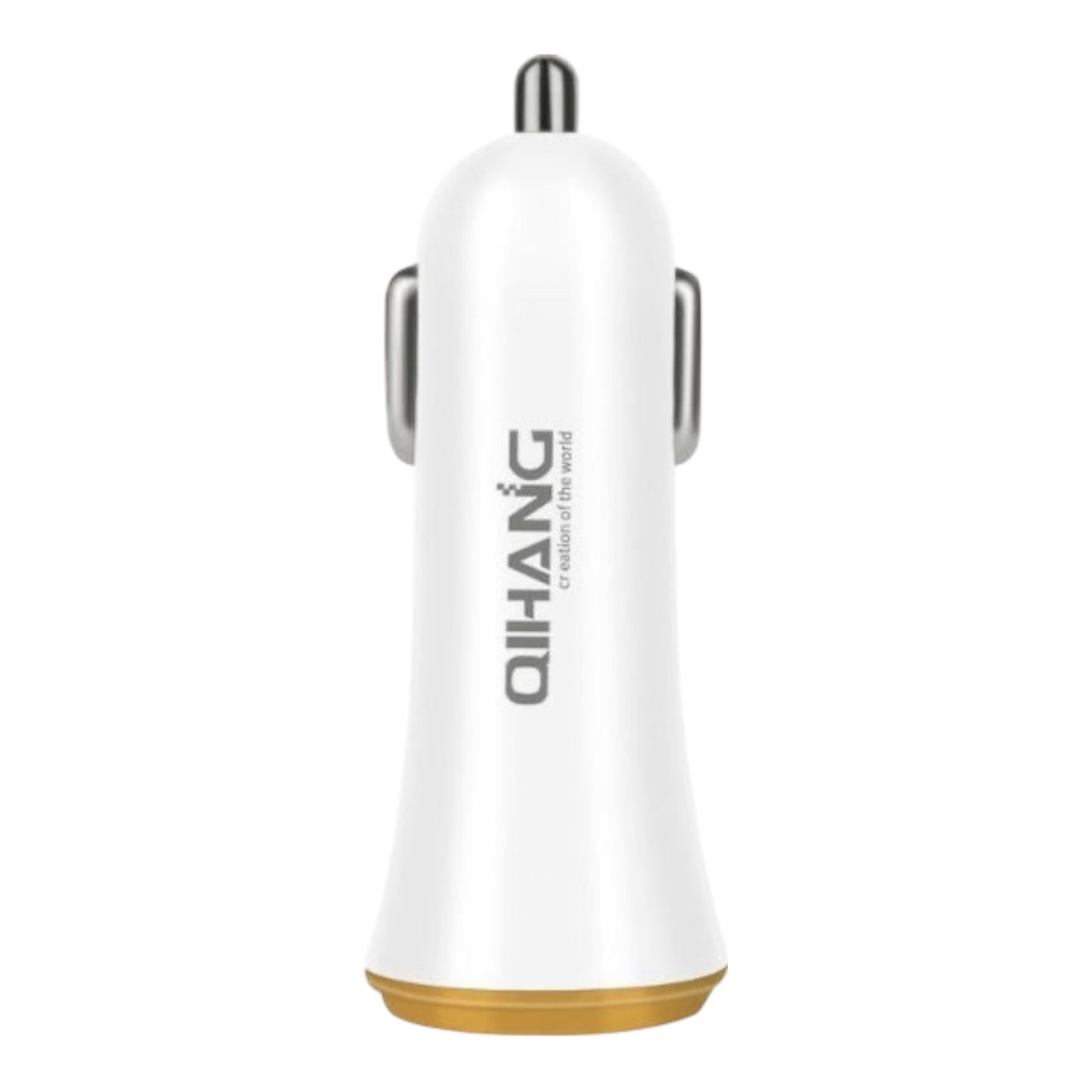 QIHANG CH-1630 Φορτιστής Αυτοκινήτου 3A με Θύρες: 2xUSB Λευκός