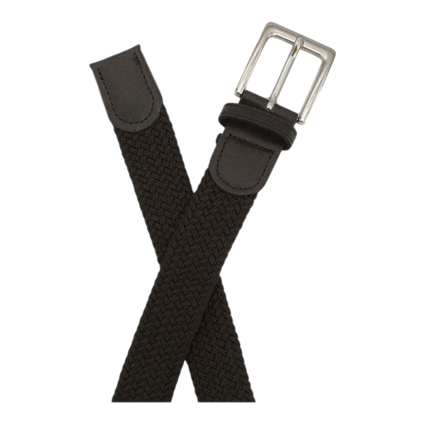 Ustyle LY0010 Elastic Men's Knitted Belt Dark Brown LY0010