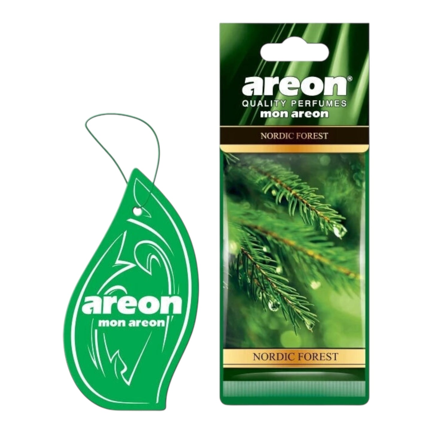 Areon Αρωματική Καρτέλα Κρεμαστή Αυτοκινήτου Mon Nordic Forest MA45