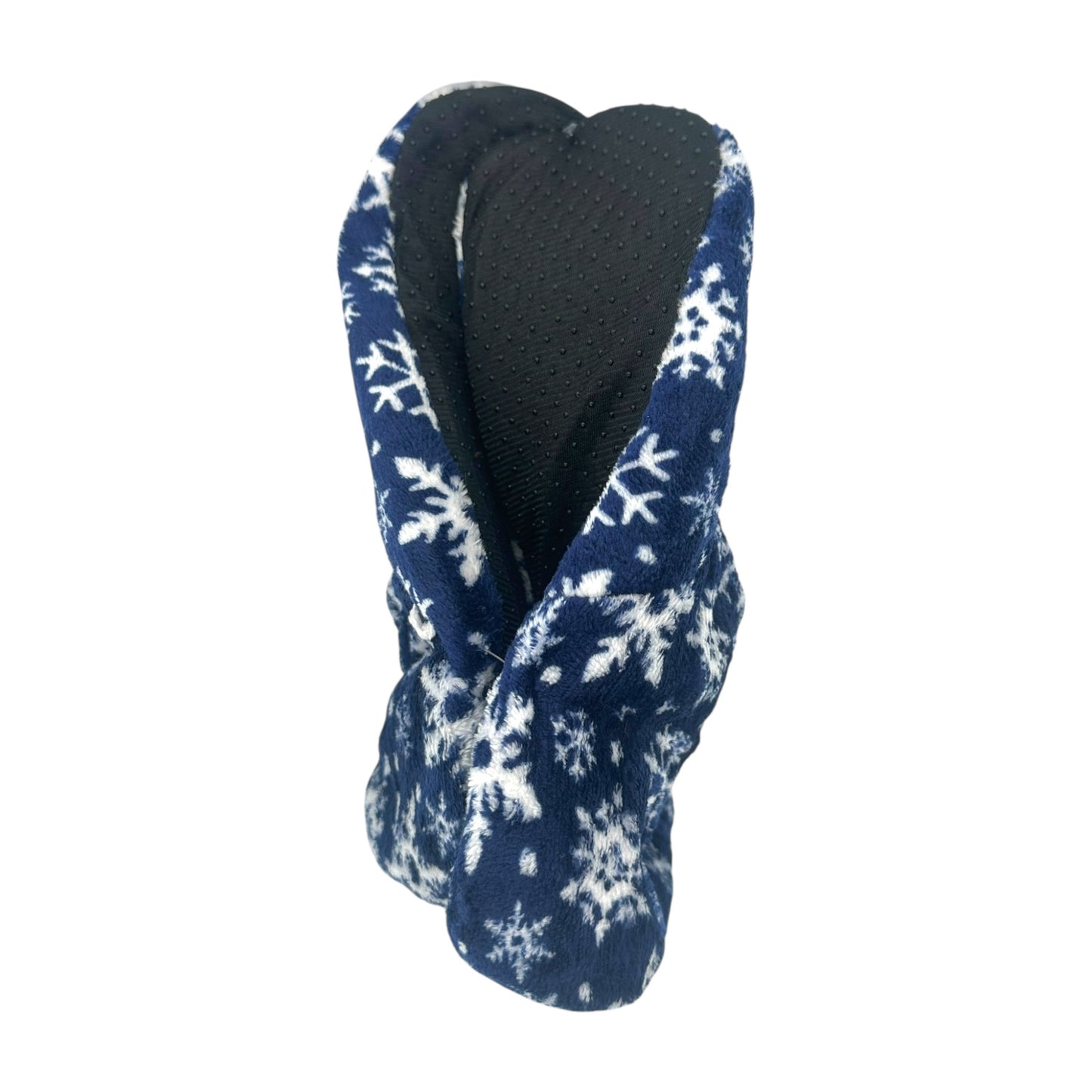 Angel Shopping Γυναικείες Παντόφλες Μποτάκια Fleece Μπλε