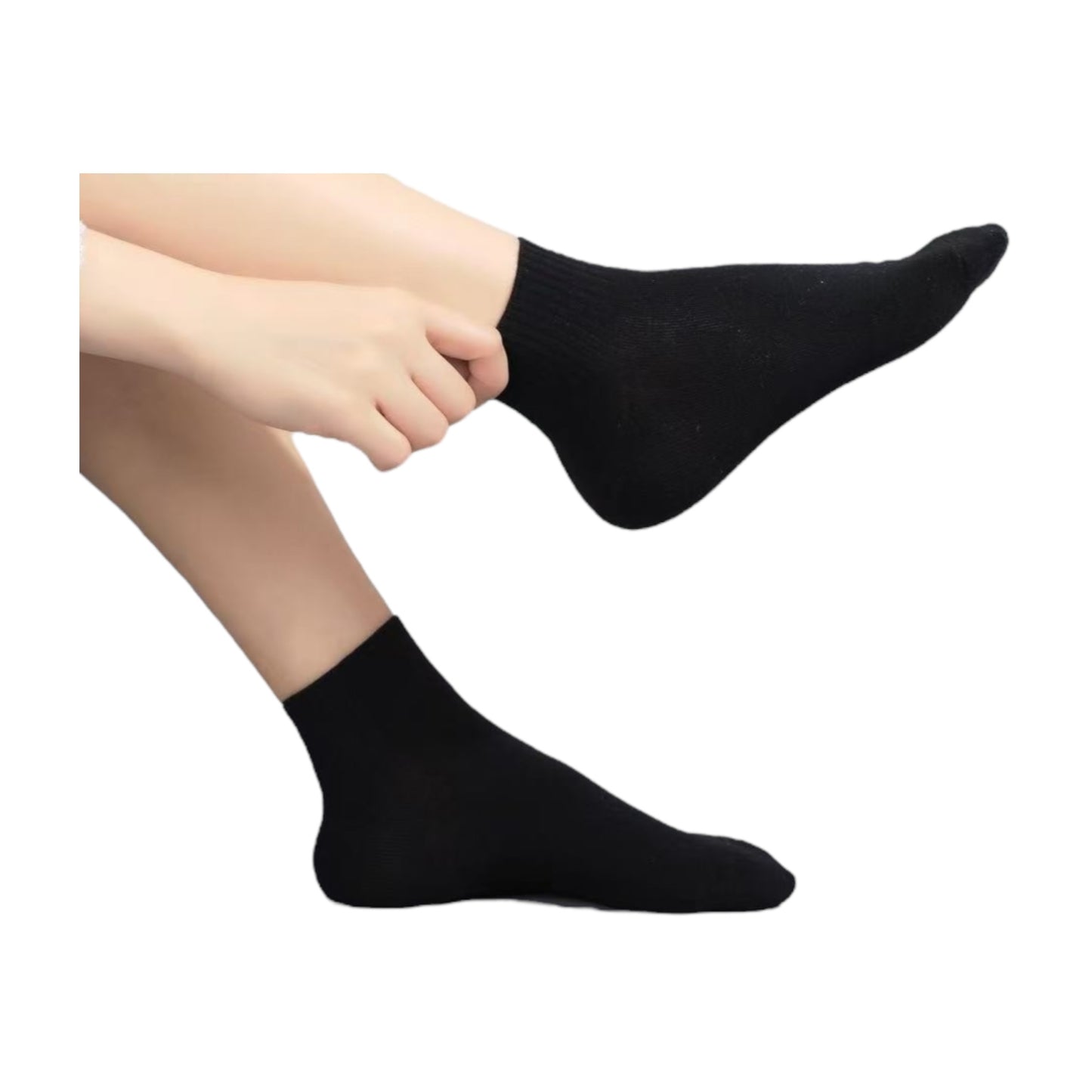 ANGEL SHOPPING Γυναικείες Κάλτσες Σετ 3 Ζευγάρια Μαύρο