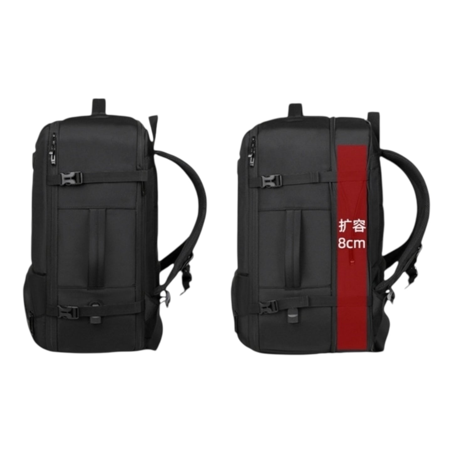 Playbags Backpack Αδιάβροχο 50lt Μαύρο