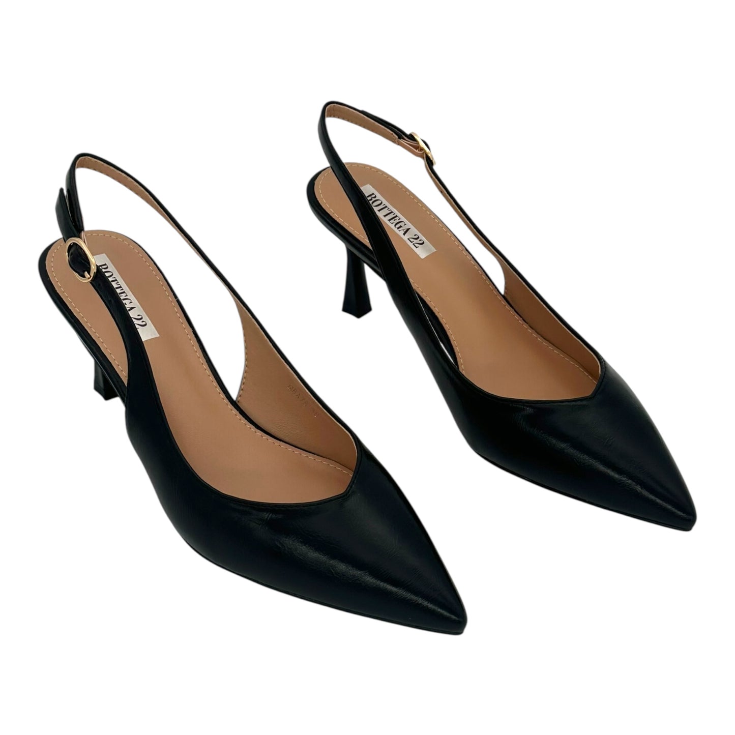 BOTTEGA 22 Γυναικείες γόβες τακούνι 7.5cm Black
