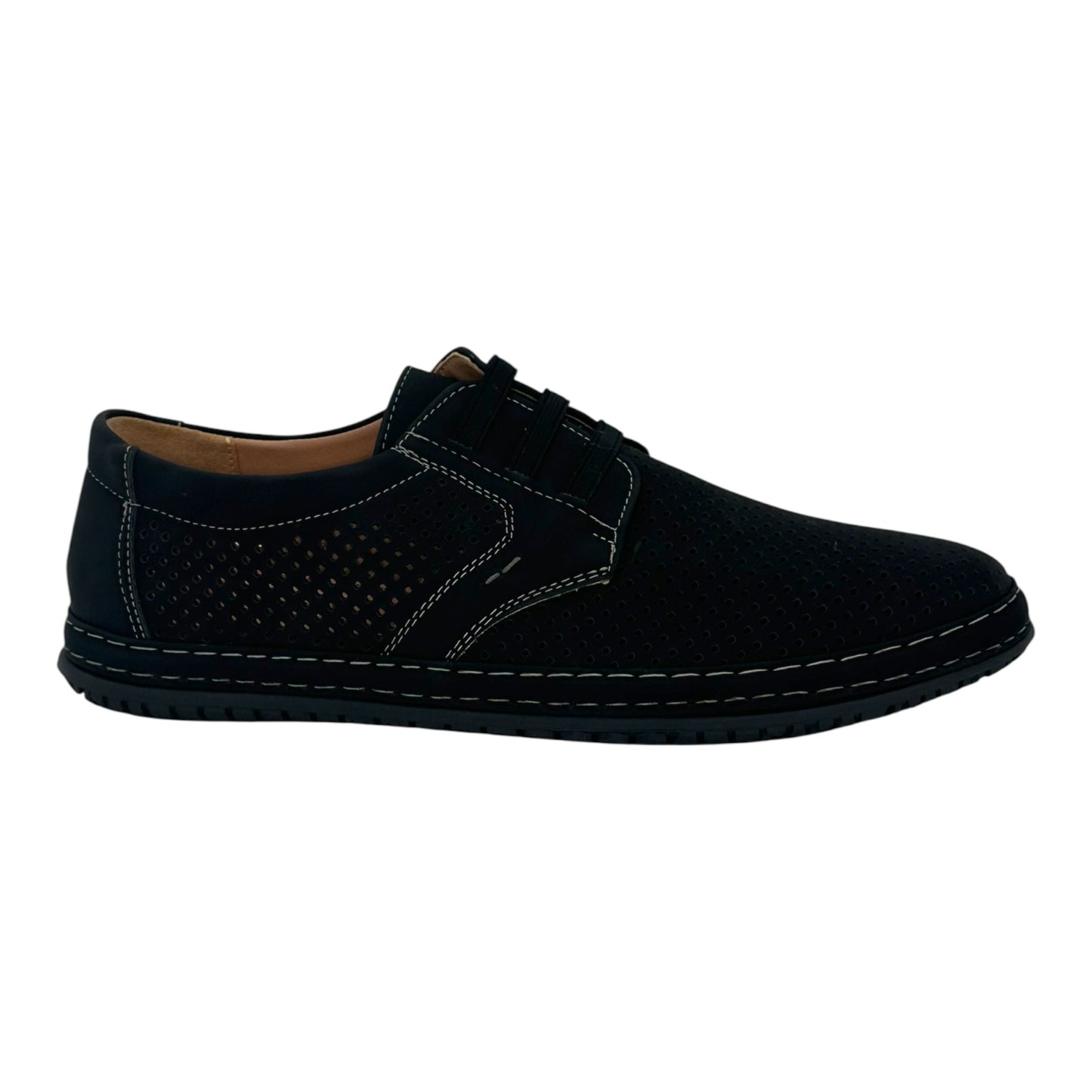 Atlanta Ανδρικά Casual Slipon Μαύρο