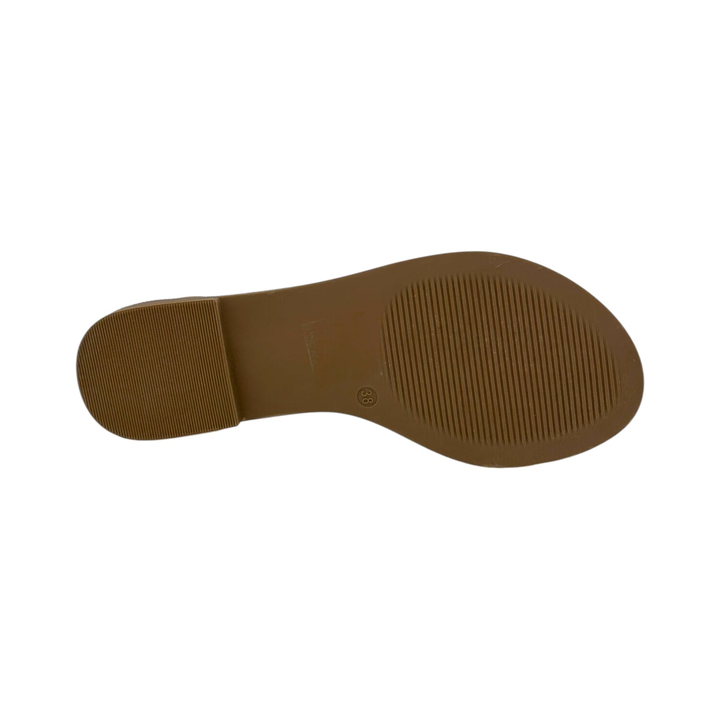 DIAMANTIQUE Γυναικεία Σανδάλια Flat με Στρας Nude