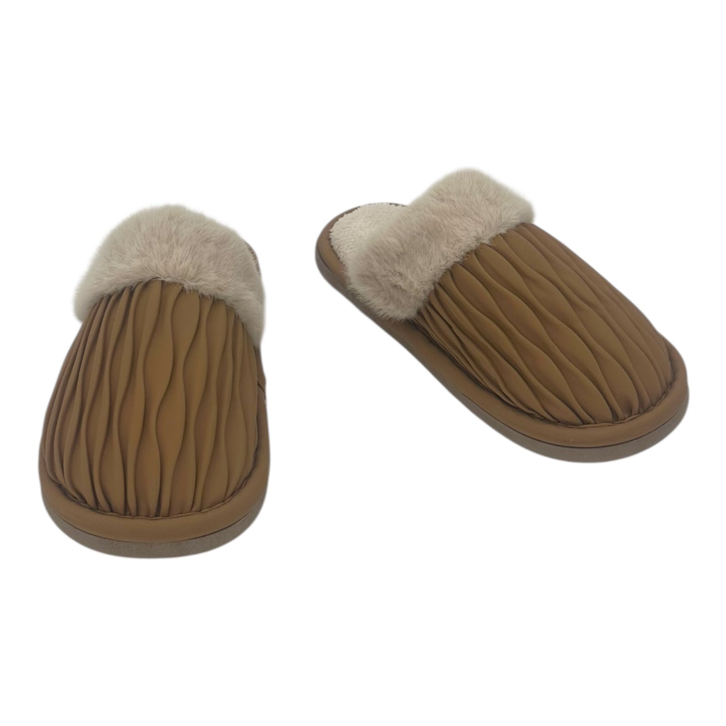 Angel Shopping Γυναικείες Παντόφλες Σπιτιού Καφέ