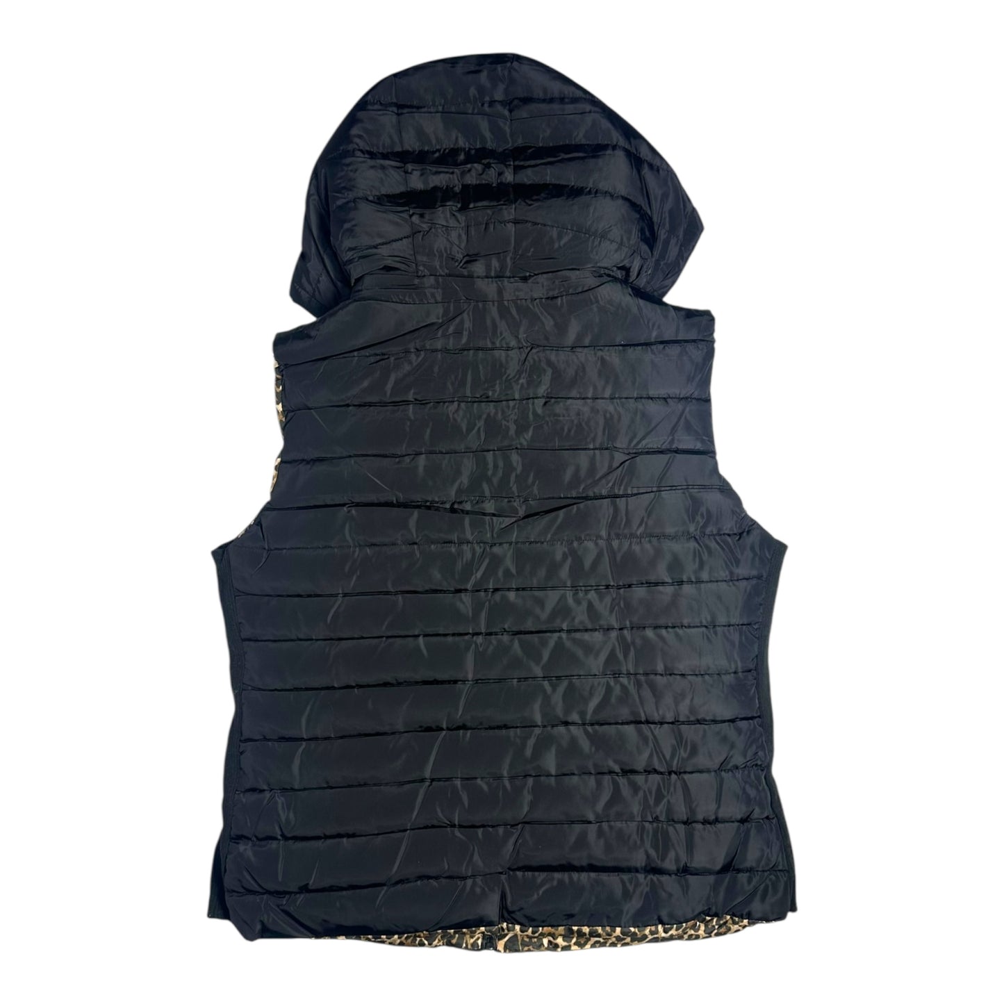 Angel Shopping Γυναικείο Αμάνικο Μπουφάν Διπλής Όψης για Χειμώνα Μαύρο