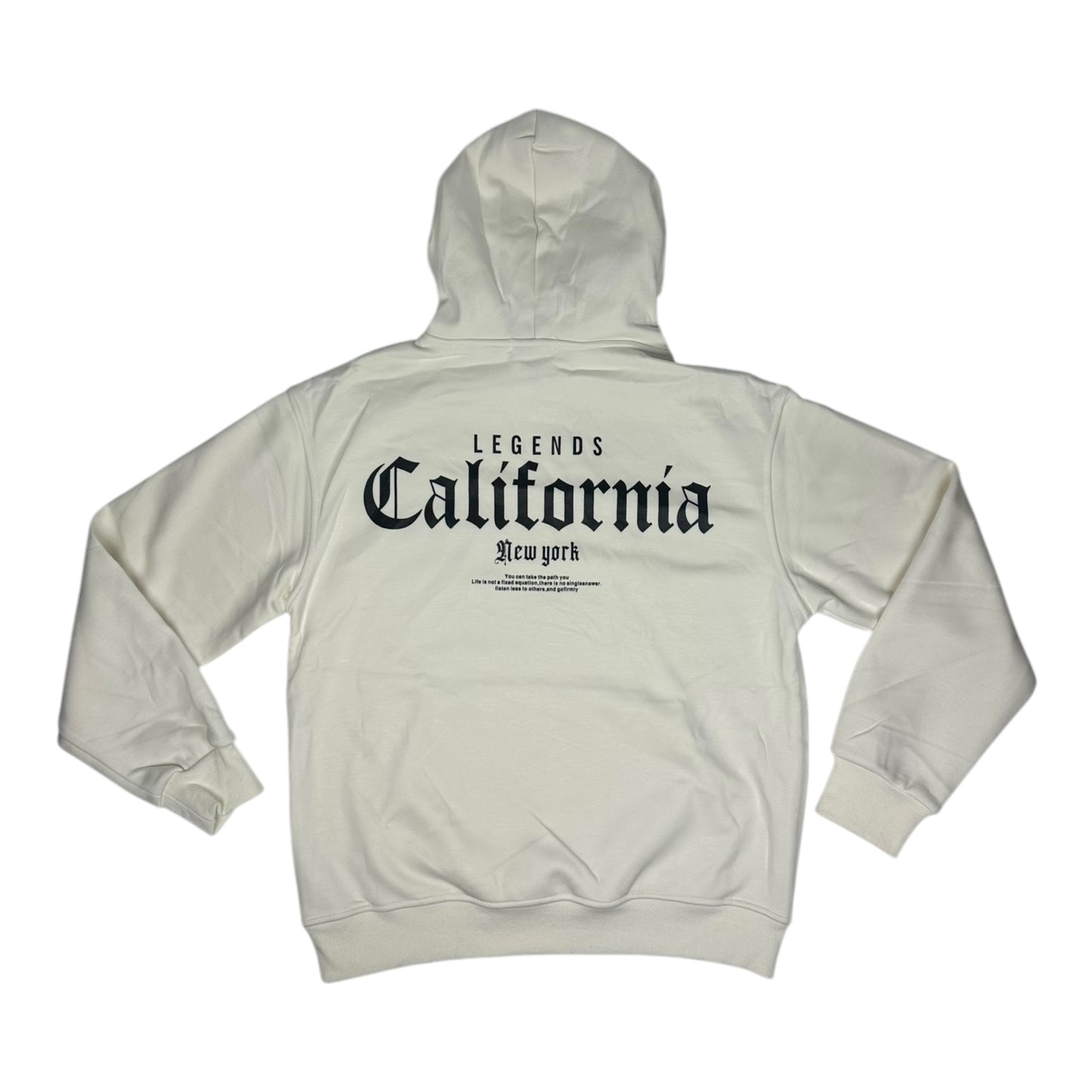 New Mentality Φούτερ με Κουκούλα Γκρί