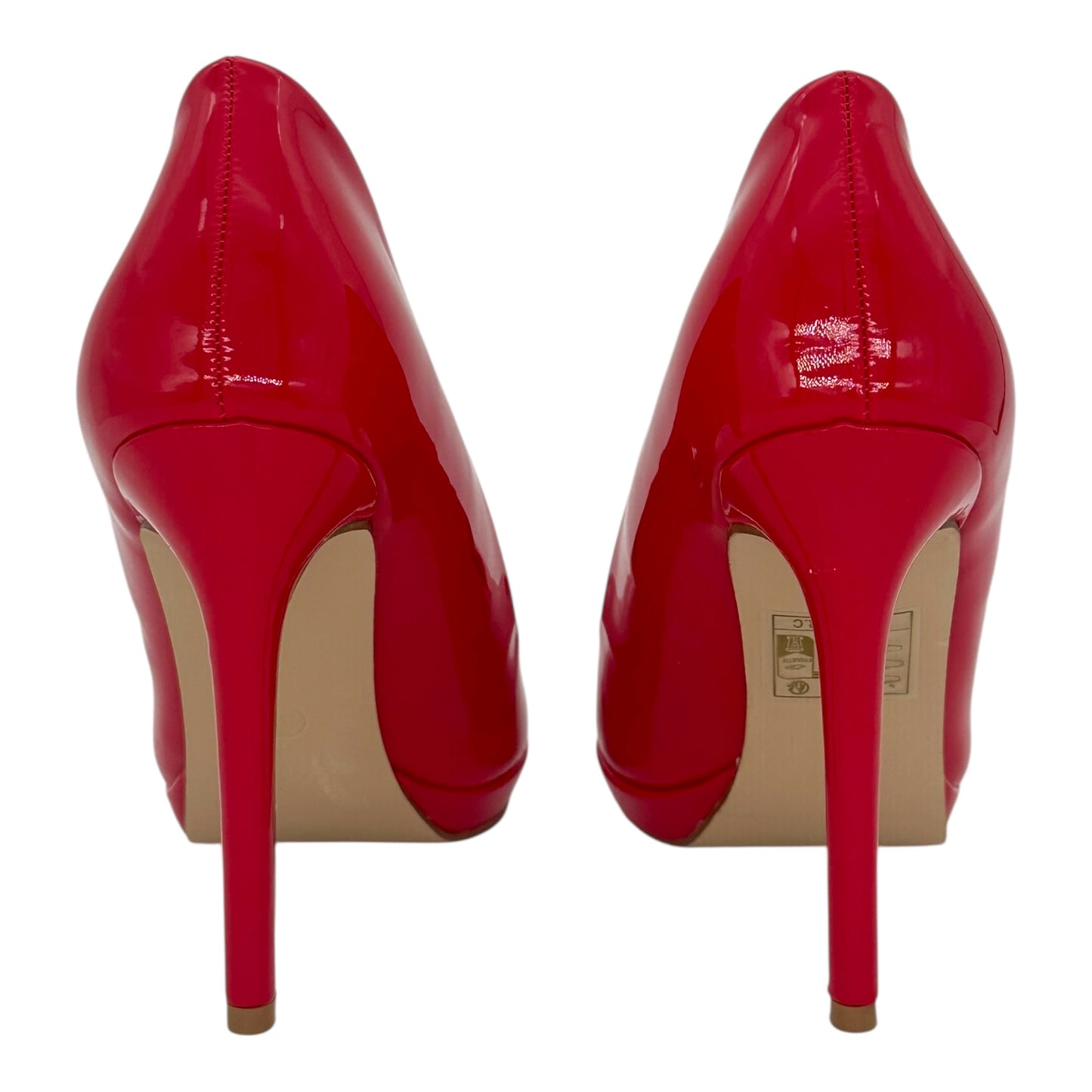 CHIARA FOSCARI Γυναικείες Γόβες Λουστρίνι με Τακούνι 10cm Red
