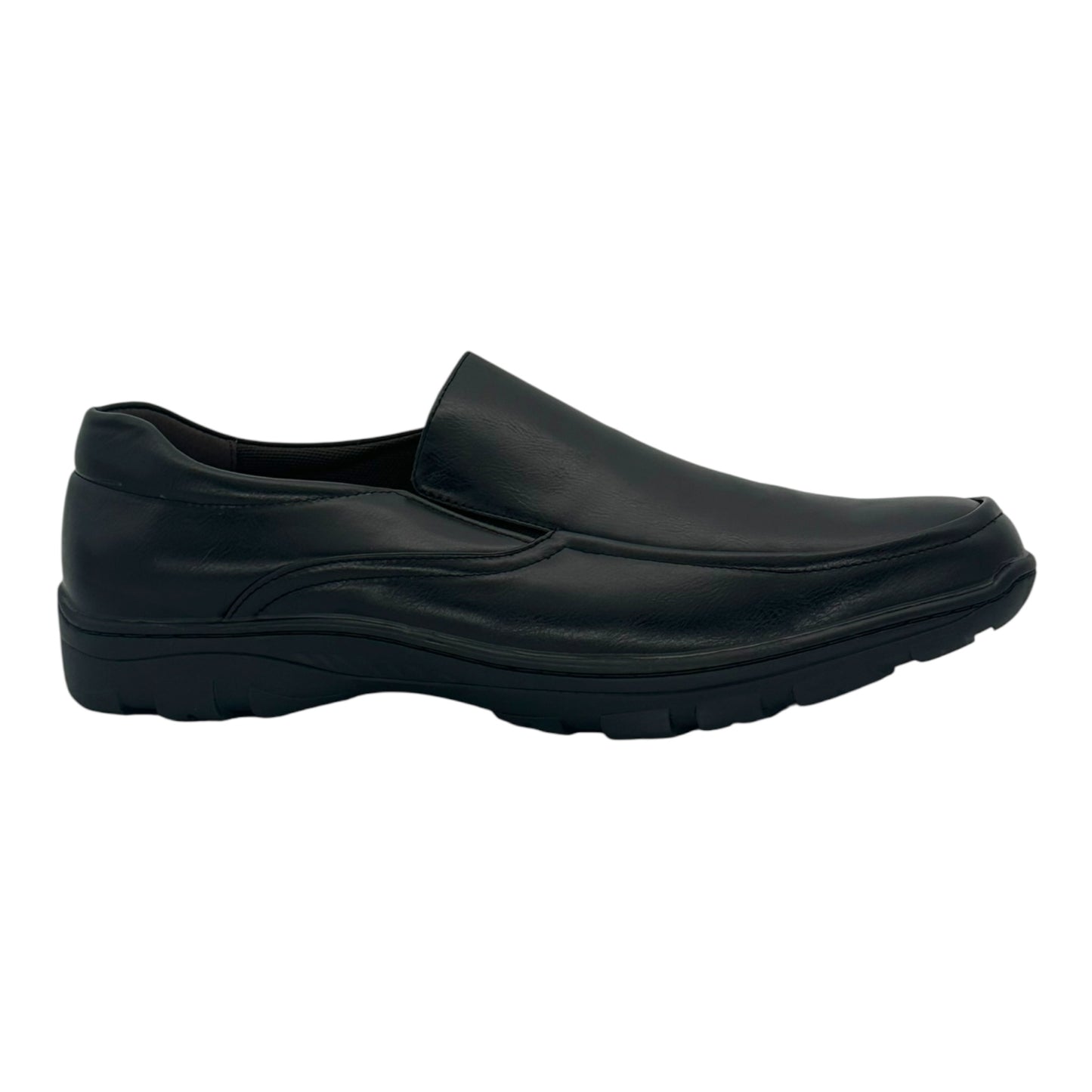 ANGEL Ανδρικά Παπούτσια Slip-On Μαύρο (Μεγάλα Μεγέθη 46-49)