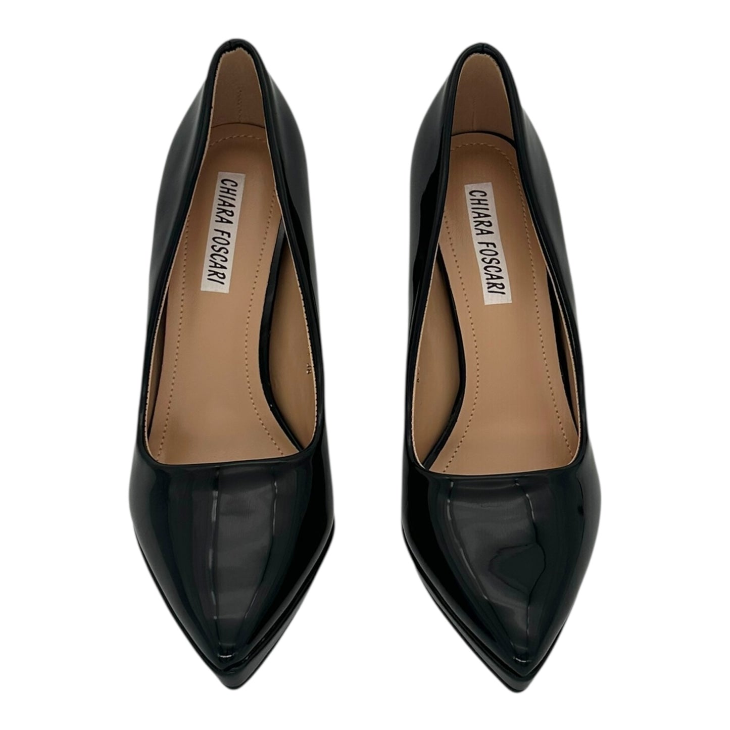 CHIARA FOSCARI Γυναικείες Γόβες Λουστρίνι με Τακούνι 10cm Black
