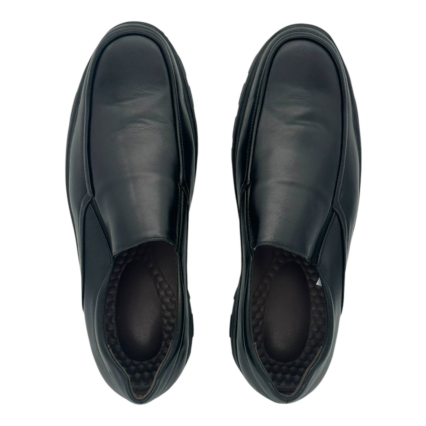 ANGEL Ανδρικά Παπούτσια Slip-On Μαύρο (Μεγάλα Μεγέθη 46-49)