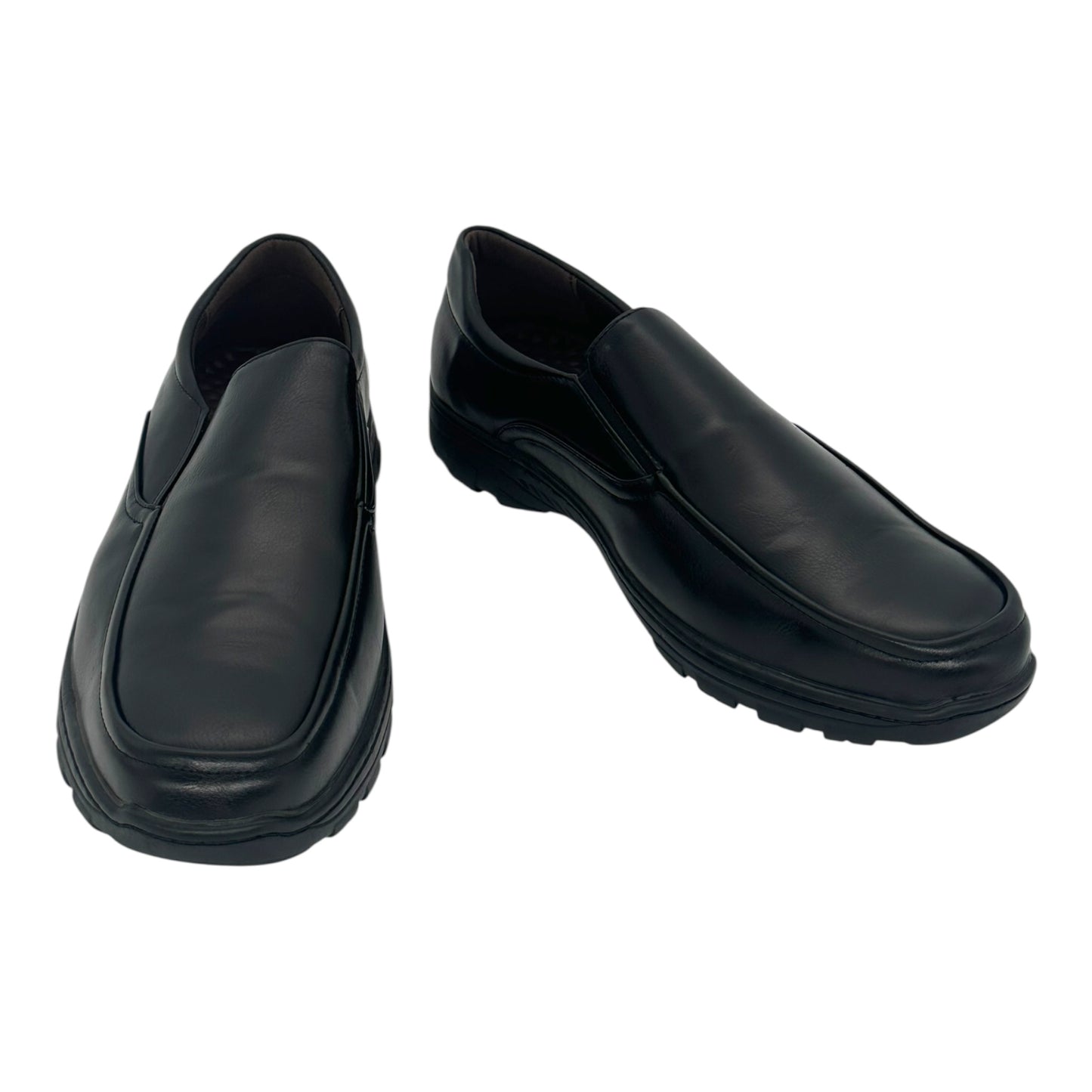 ANGEL Ανδρικά Παπούτσια Slip-On Μαύρο (Μεγάλα Μεγέθη 46-49)