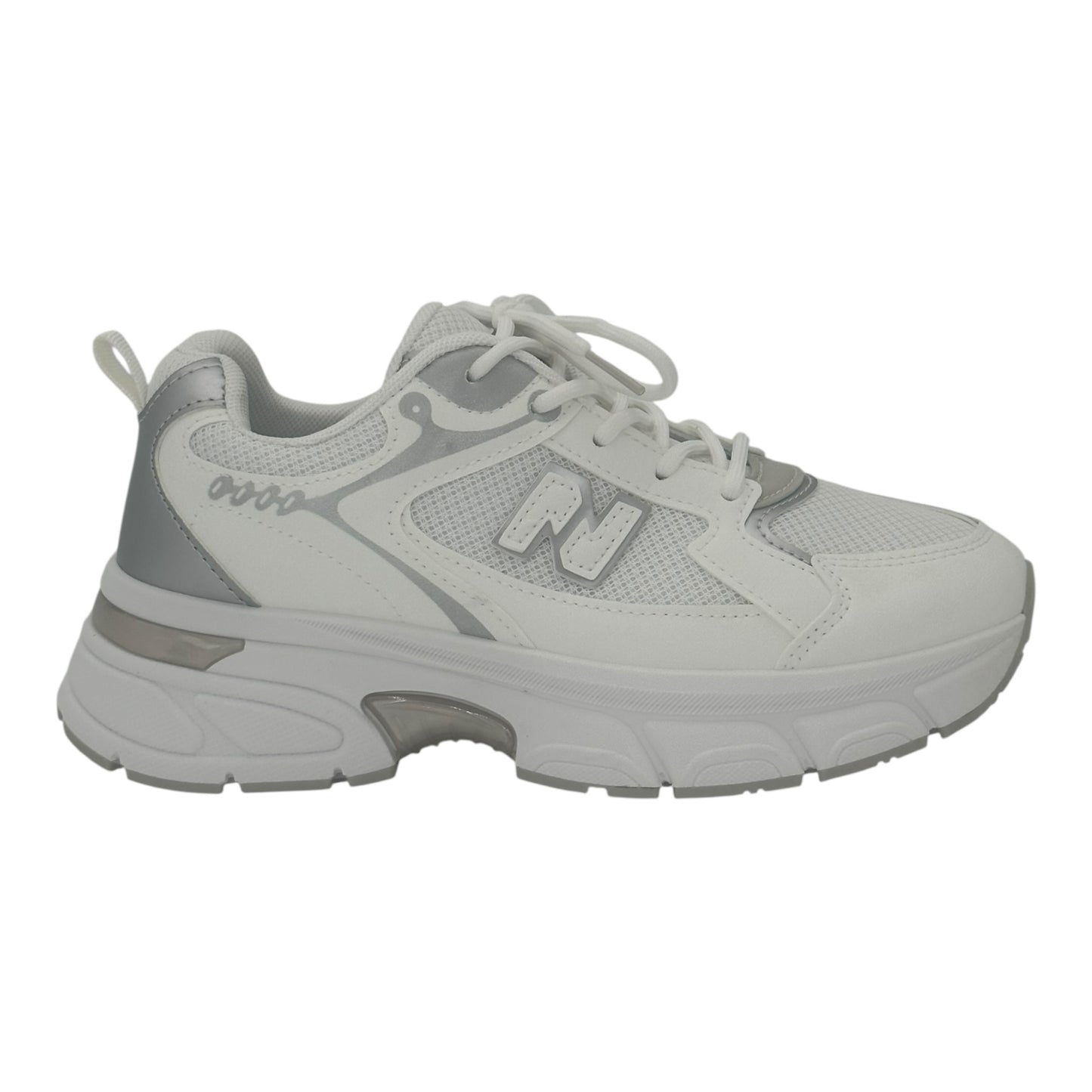 Angel Shopping Γυναικεία Chunky Sneakers Λευκό