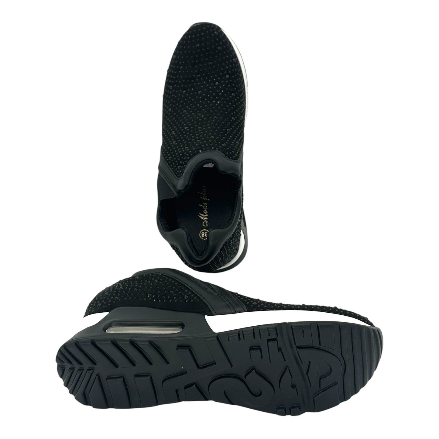 Moda Γυναικεία Sneakers Μαύρα