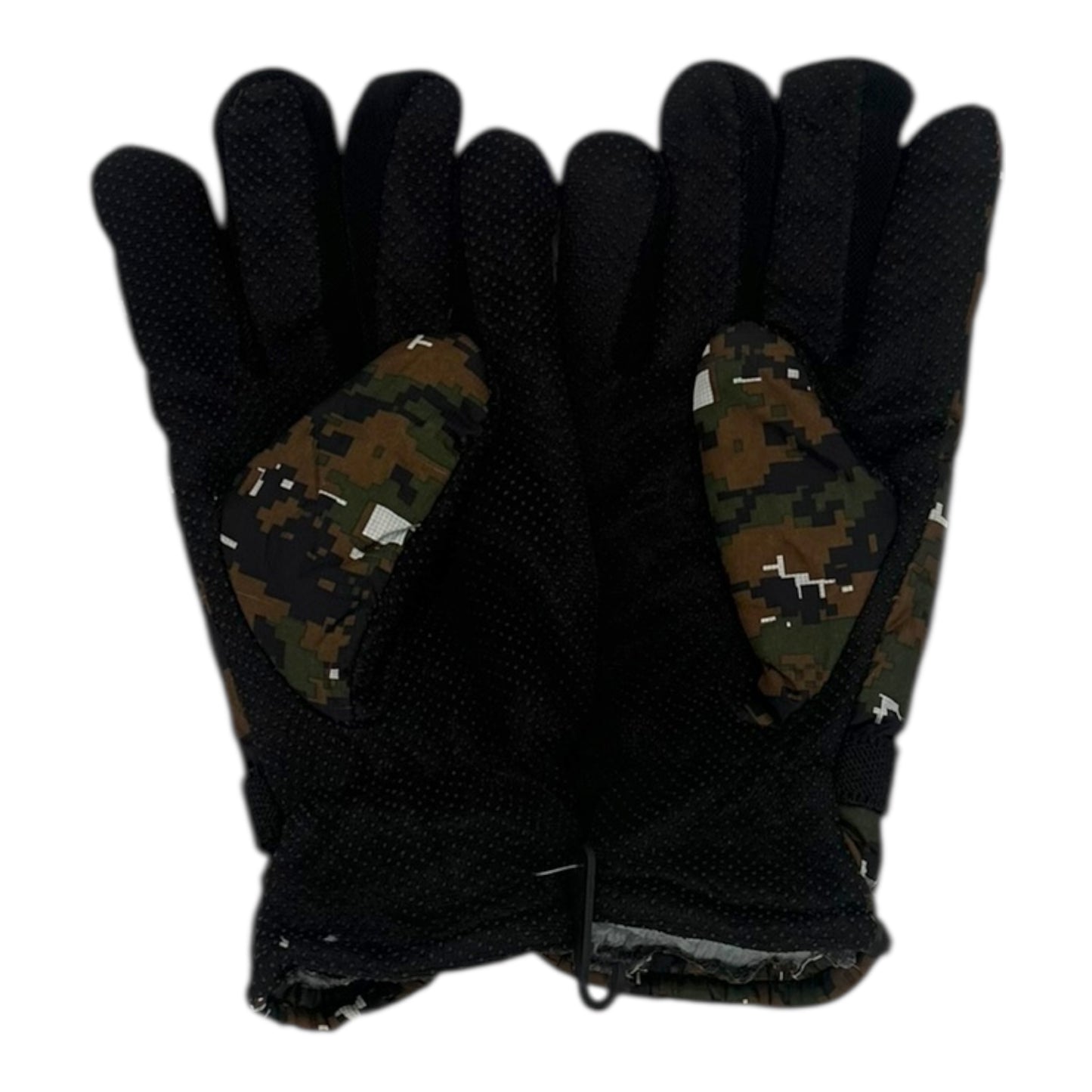 Χειμερινά Ανδρικά Γάντια Μηχανής Μαύρο