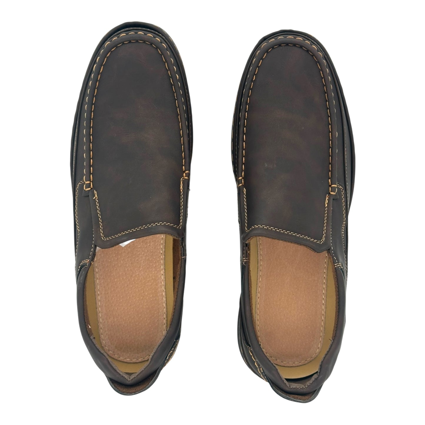ANGEL Ανδρικά Παπούτσια Slip-On Καφέ