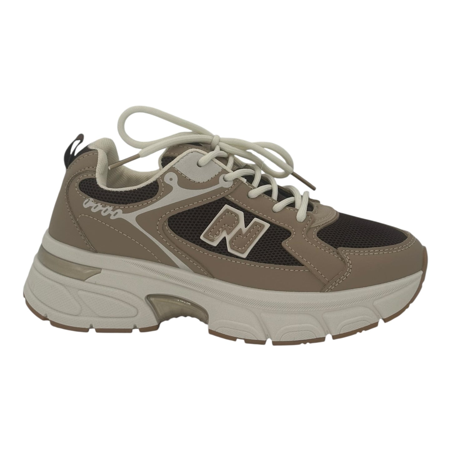 Angel Shopping Γυναικεία Chunky Sneakers Χακί