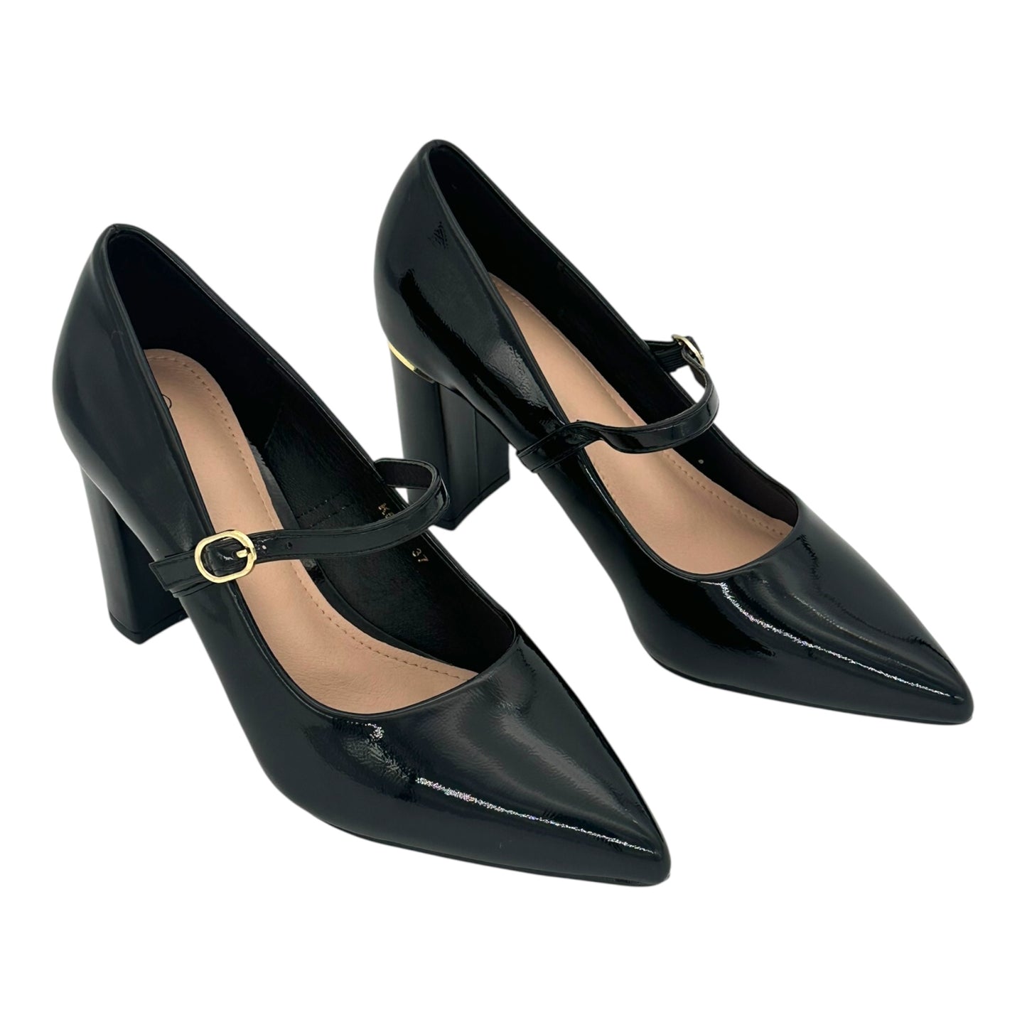ALTA MODA Γυναικείες γόβες με λουράκι Black